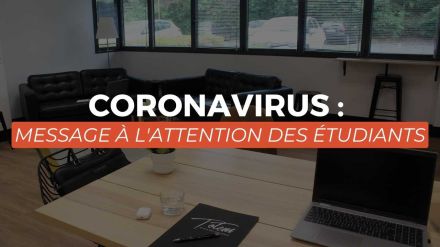 Coronavirus : message à l'attention des étudiants