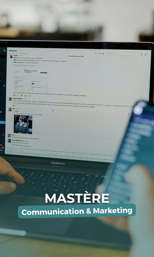 mast&egrave;re communication marketing digital 